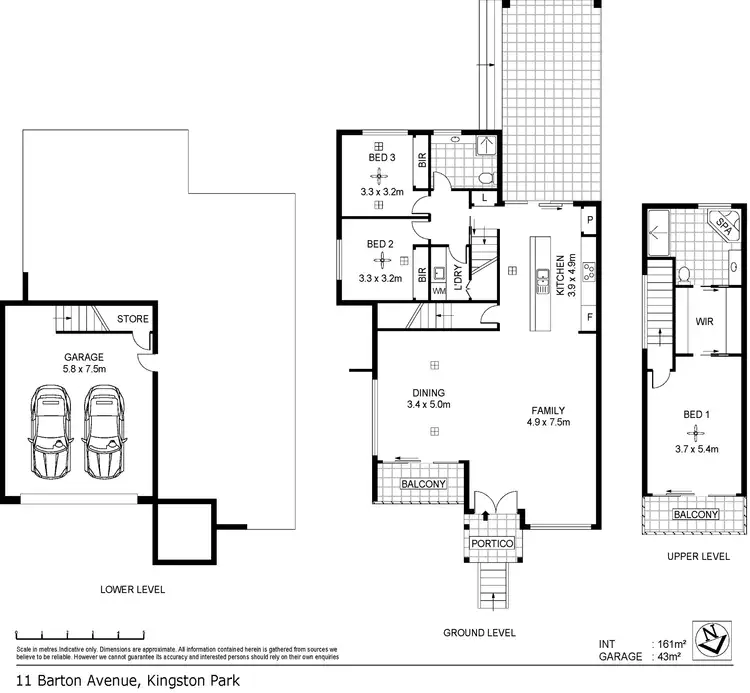 Floorplan of Homely house listing, 11 Barton Avenue, Kingston Park SA 5049