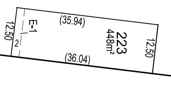 Floorplan of Homely land listing, LOT 223/19 Yallock Circuit, Torquay VIC 3228