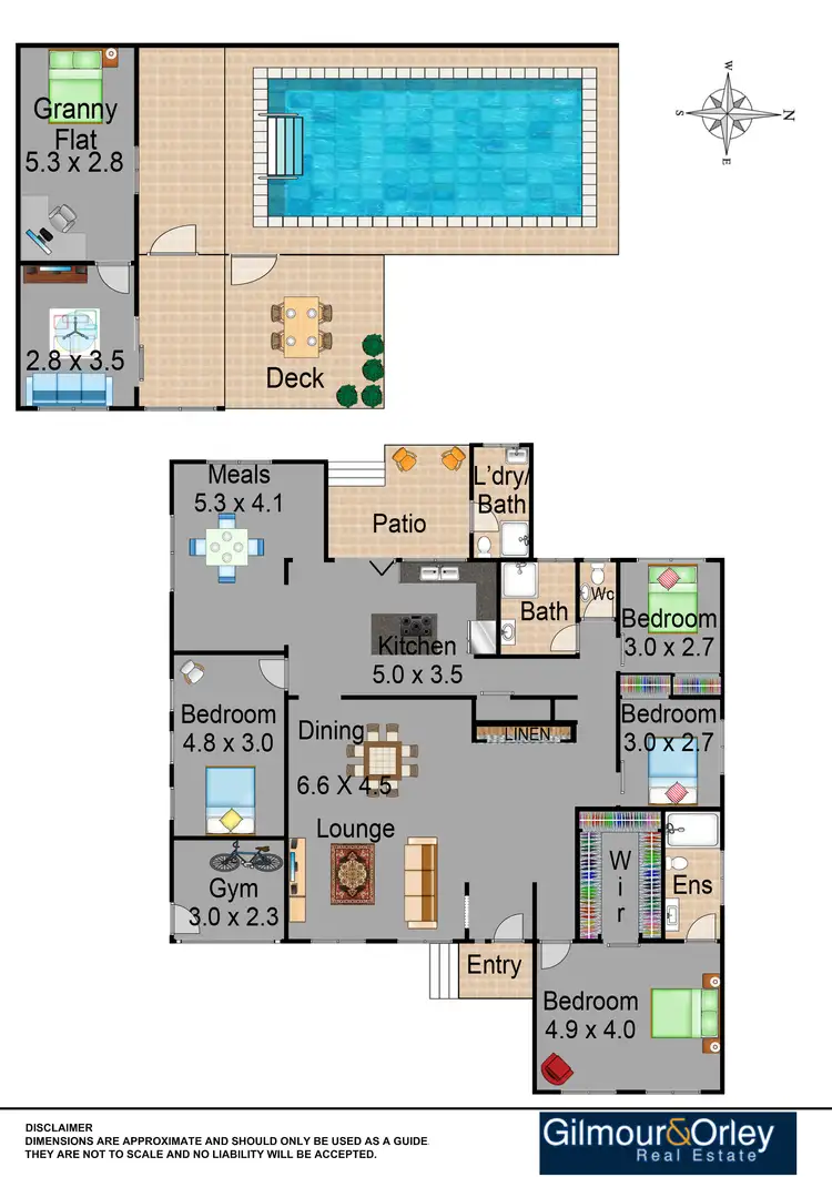 Floorplan of Homely house listing, 3 Tibbett Place, Kellyville NSW 2155
