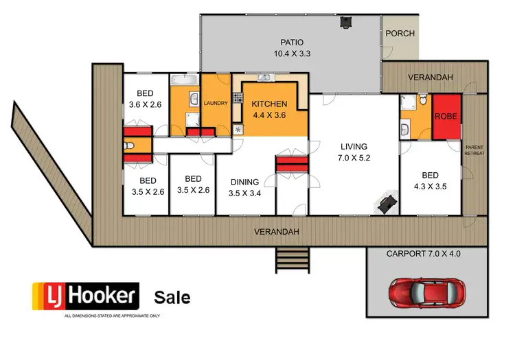 Floorplan of Homely house listing, 14 Avon st, Briagolong VIC 3860