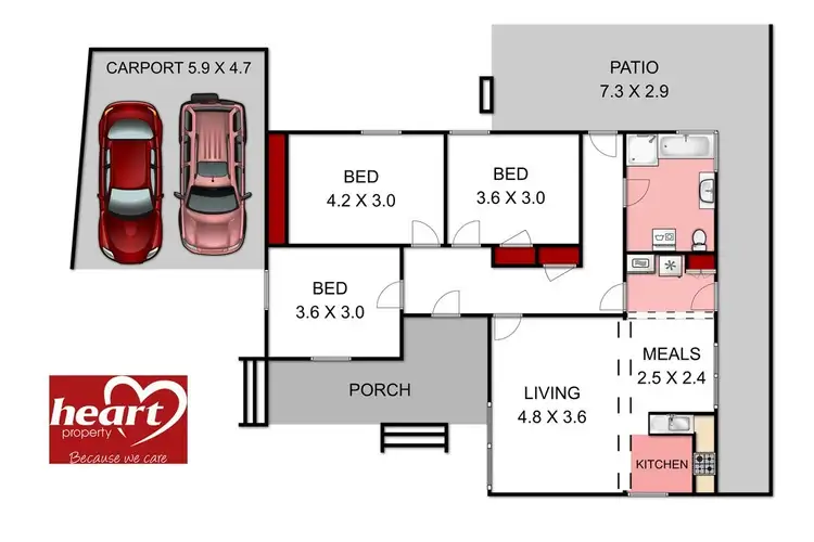 Floorplan of Homely house listing, 23 Ray Street, Sale VIC 3850