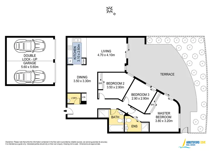 Floorplan of Homely apartment listing, 7 Figtree Avenue, Abbotsford NSW 2046