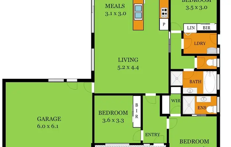Floorplan of Homely house listing, 26 Carstairs Close, Grovedale VIC 3216