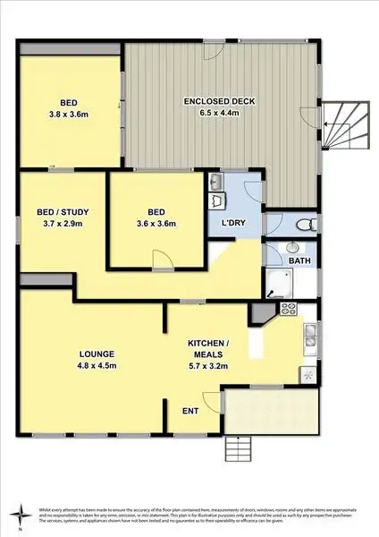 Floorplan of Homely house listing, 2 Diosma Court, Newcomb VIC 3219
