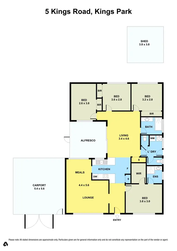 Floorplan of Homely house listing, 5 Kings Road, Kings Park VIC 3021