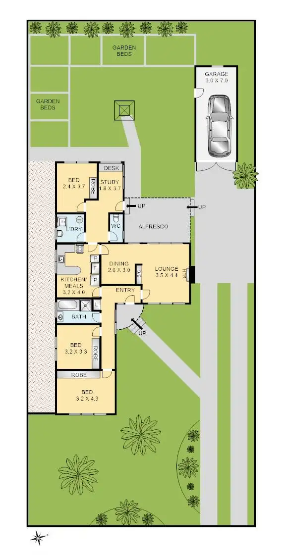 Floorplan of Homely house listing, 18 Hill Street, Belmont VIC 3216