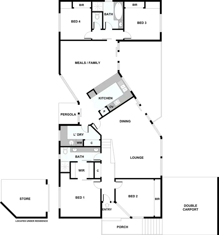 Floorplan of Homely house listing, 60 Kingswood Drive, Chirnside Park VIC 3116