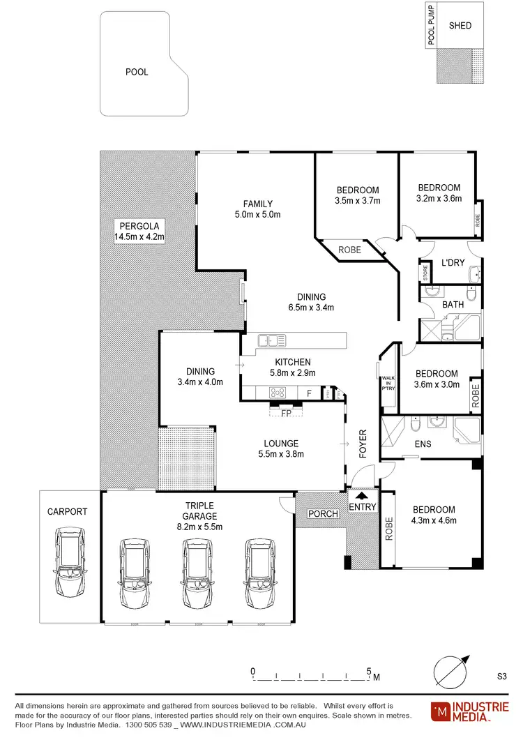 Floorplan of Homely house listing, 45 James Mileham Drive, Kellyville NSW 2155