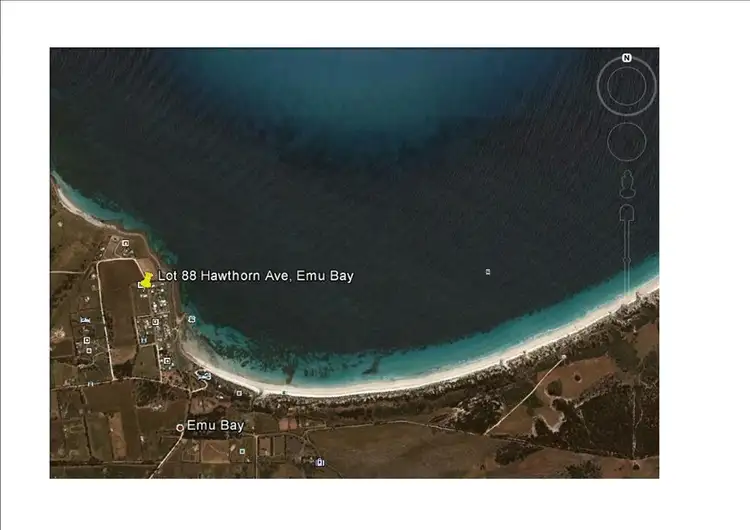 Floorplan of Homely land listing, LOT 88 Hawthorn Avenue, Emu Bay SA 5223