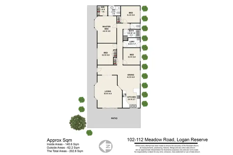 Floorplan of Homely rural property listing, 102 - 112 Meadow Road, Logan Reserve QLD 4133