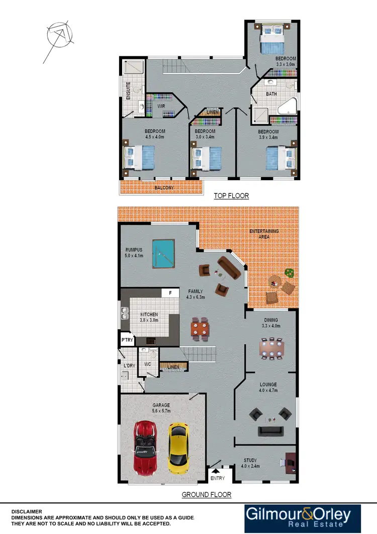 Floorplan of Homely house listing, 52 President Road, Kellyville NSW 2155