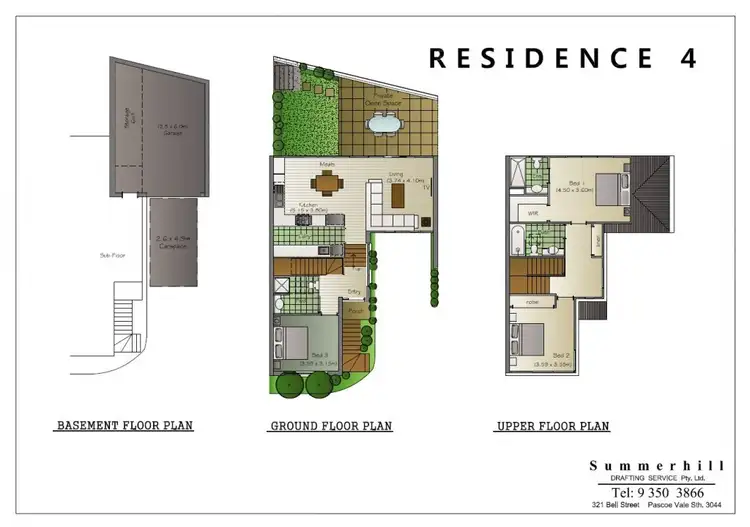 Floorplan of Homely townhouse listing, 4/39 Hillside Grove, Airport West VIC 3042