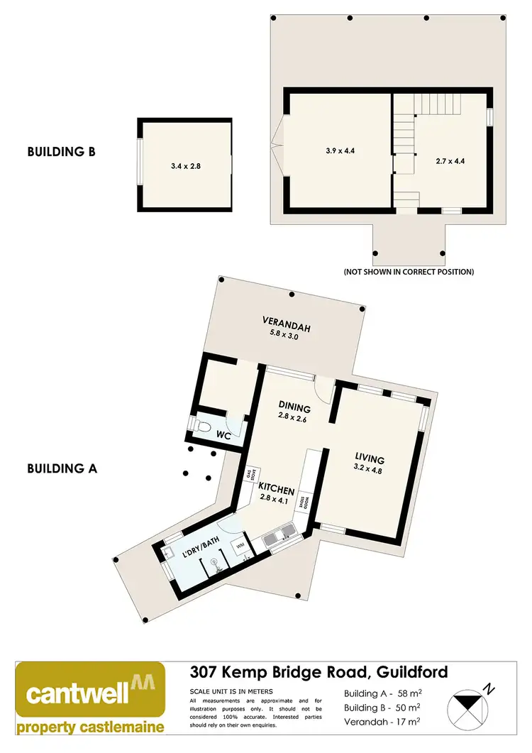 Floorplan of Homely house listing, 307 Kemps Bridge Road, Guildford VIC 3451