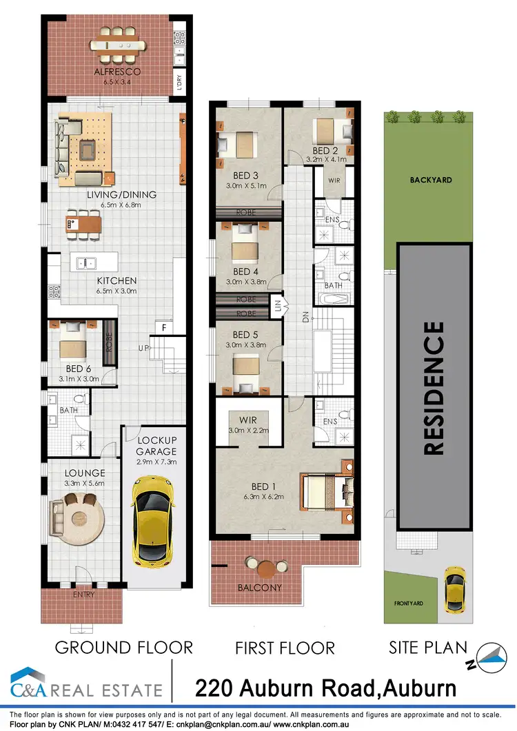 Floorplan of Homely semi-detached listing, 220 Auburn Rd, Auburn NSW 2144