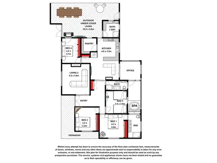 Floorplan of Homely rural property listing, 8145 Glenelg Highway, Dunkeld VIC 3294