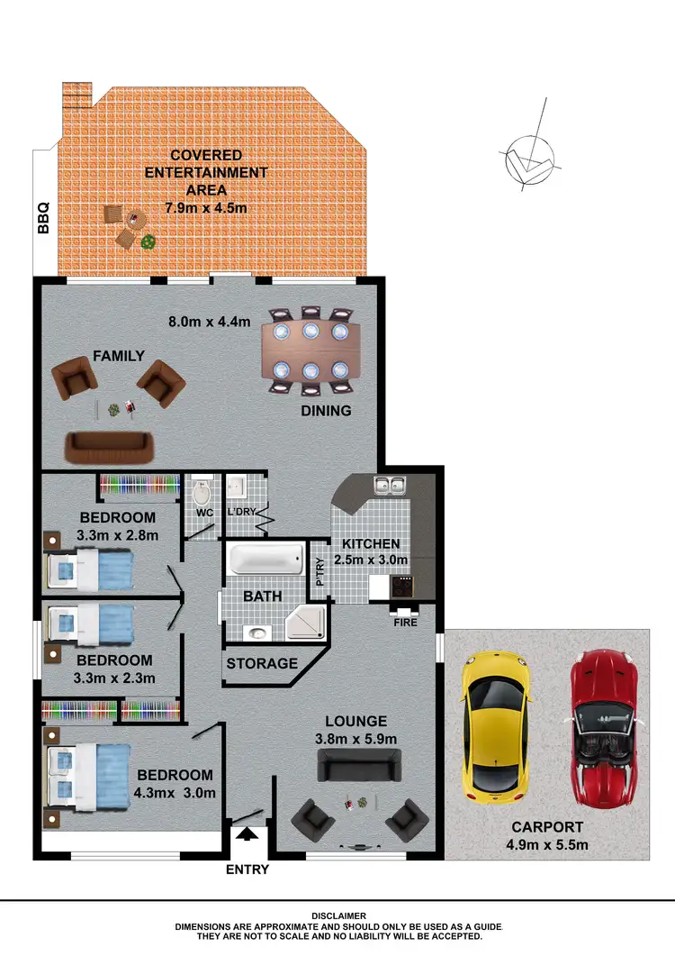 Floorplan of Homely house listing, 24 Tremain Avenue, Kellyville NSW 2155