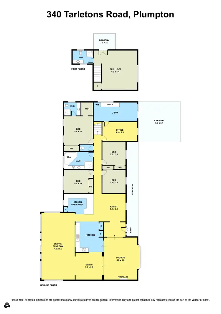 Floorplan of Homely rural property listing, 340 TARLETONS ROAD, Plumpton VIC 3335