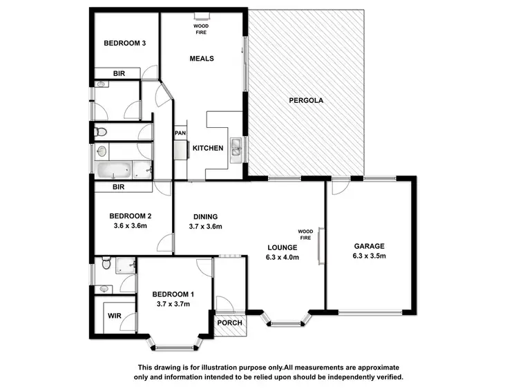 Floorplan of Homely house listing, 3 DENISE COURT, Mount Gambier SA 5290