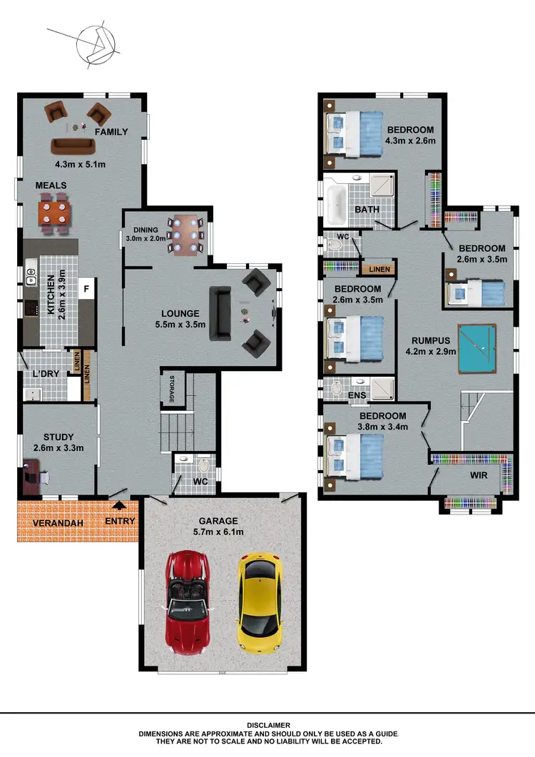 Floorplan of Homely house listing, 49 Craigmore Drive, Kellyville NSW 2155