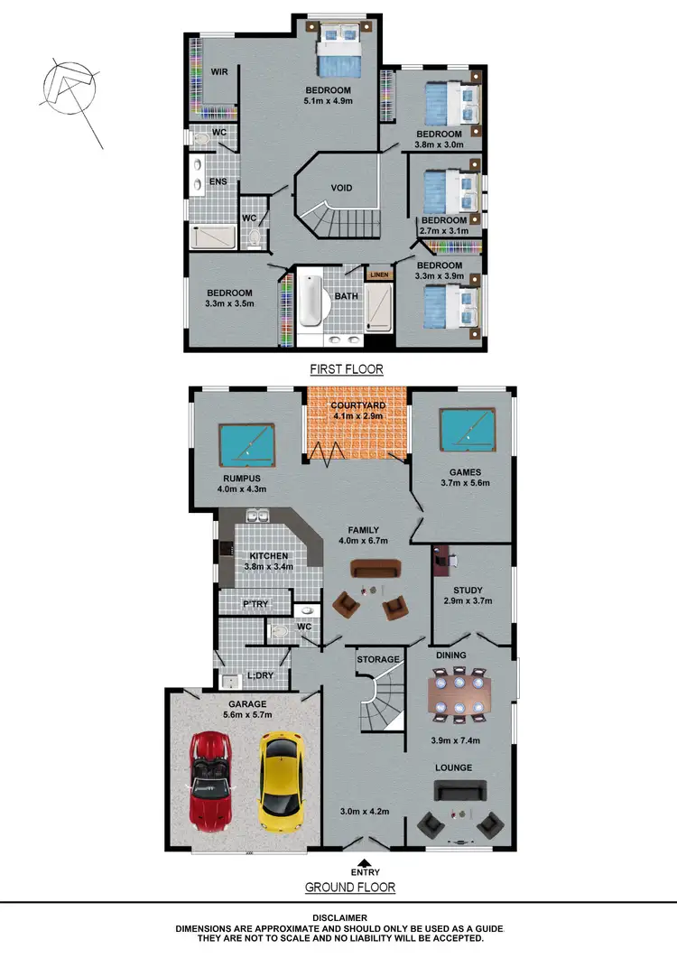 Floorplan of Homely house listing, 40 Cattai Creek Drive, Kellyville NSW 2155