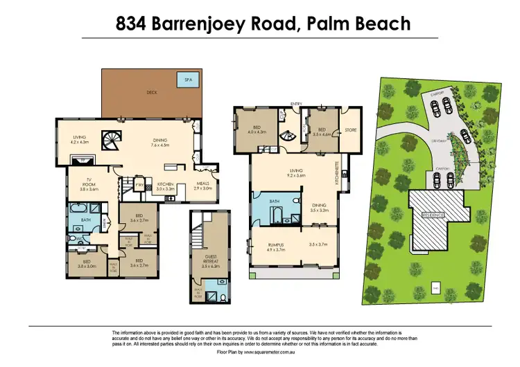 Floorplan of Homely house listing, 834 Barrenjoey Road, Palm Beach NSW 2108