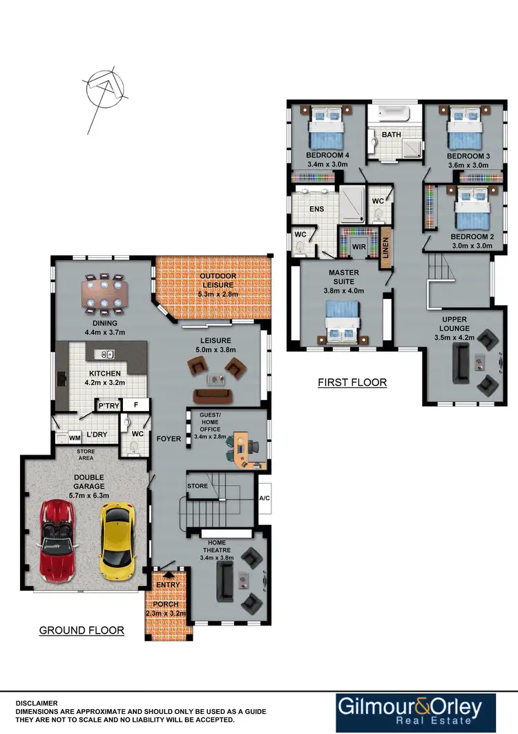 Floorplan of Homely house listing, 24 Ballymena Way, Kellyville NSW 2155
