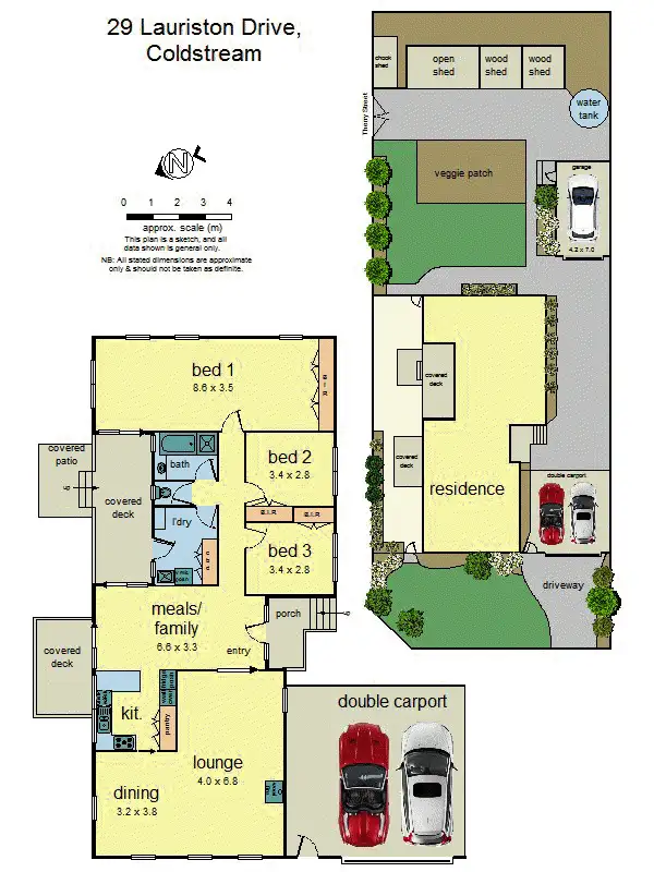 Floorplan of Homely house listing, 29 Lauriston Drive, Coldstream VIC 3770