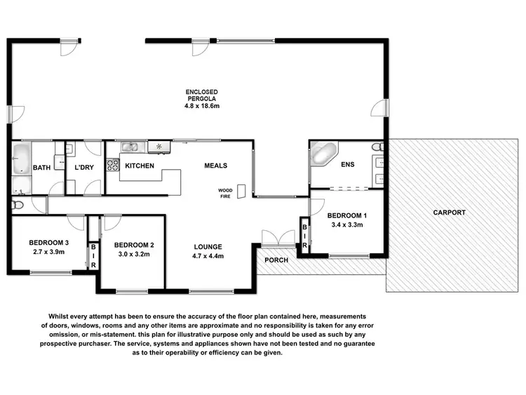 Floorplan of Homely house listing, 207 WIRELESS ROAD WEST, Mount Gambier SA 5290