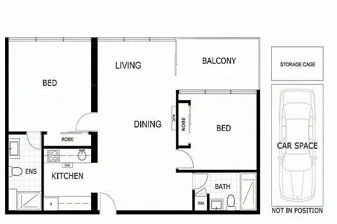 Floorplan of Homely apartment listing, 709/77-79 River Street, South Yarra VIC 3141