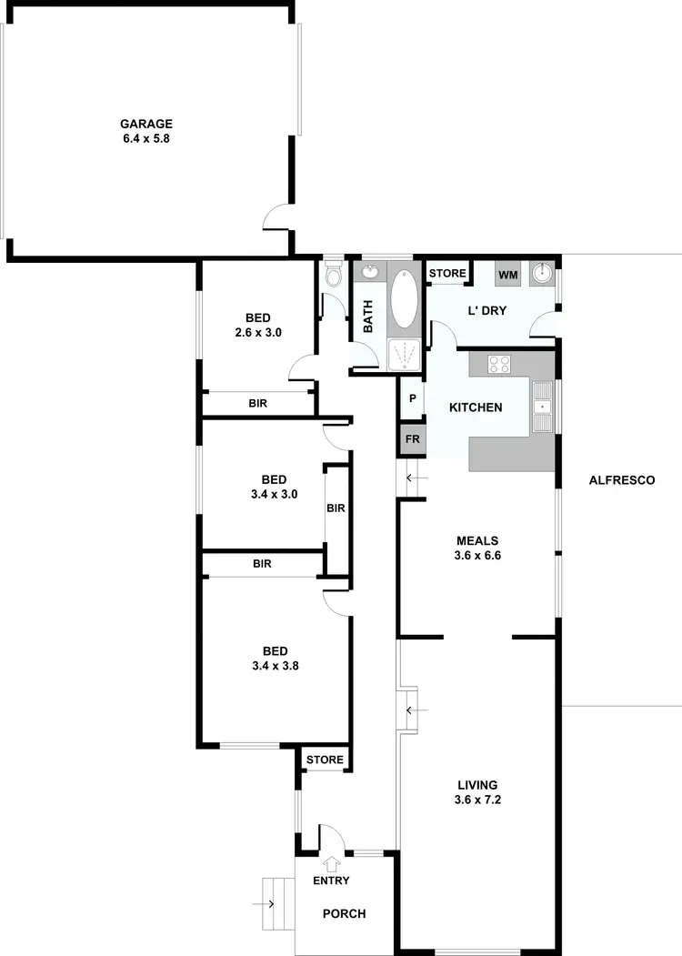 Floorplan of Homely house listing, 5 Leavesdon Avenue, Kealba VIC 3021