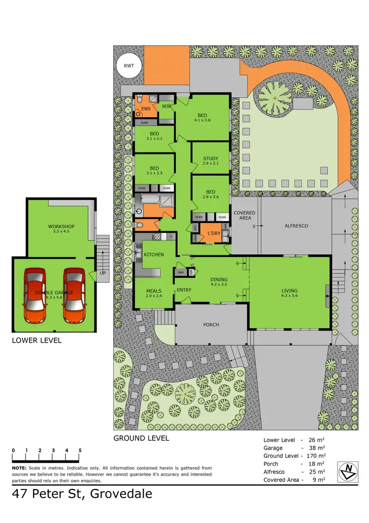 Floorplan of Homely house listing, 47 Peter Street, Grovedale VIC 3216