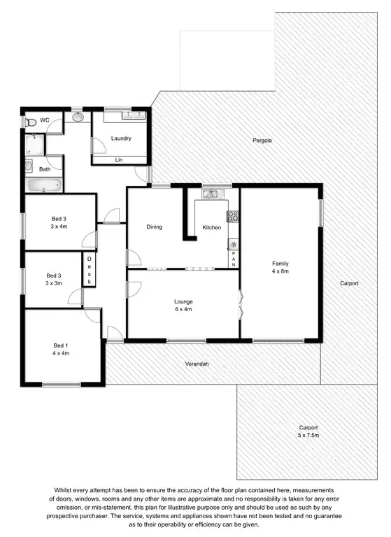 Floorplan of Homely house listing, 27 TOLMIE STREET, Mount Gambier SA 5290
