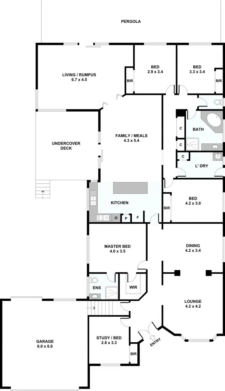 Floorplan of Homely house listing, 42 Eucalypt Drive, Lilydale VIC 3140