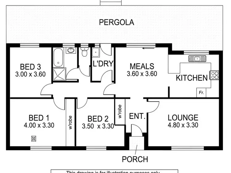 Floorplan of Homely rural property listing, 238 Cafprico Road, Compton SA 5291