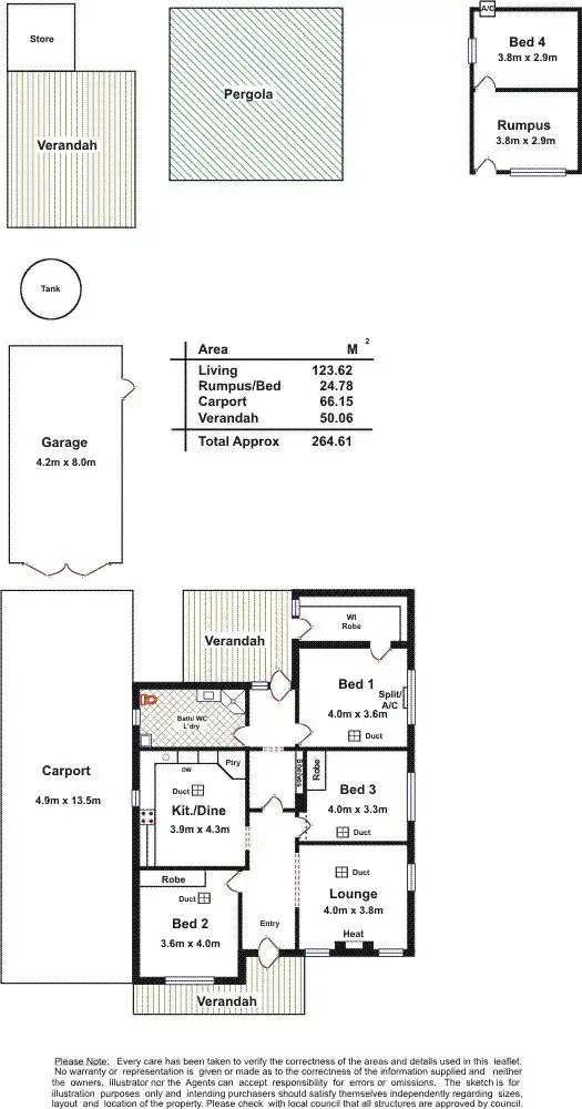 Floorplan of Homely house listing, 11 Southern Avenue, St Marys SA 5042