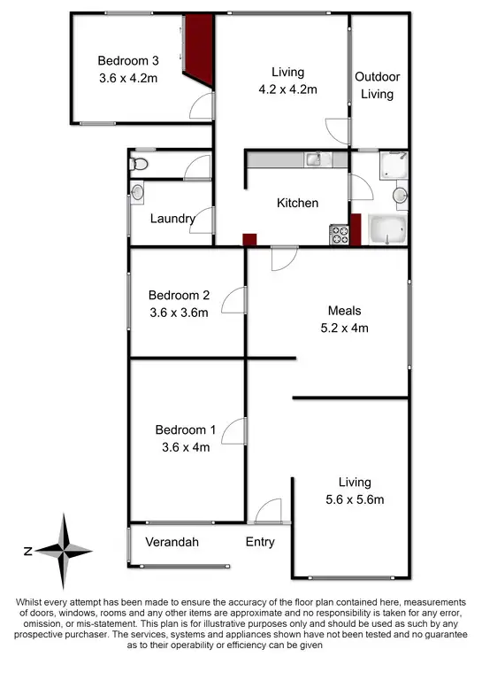 Floorplan of Homely house listing, 12b North Street, Koroit VIC 3282