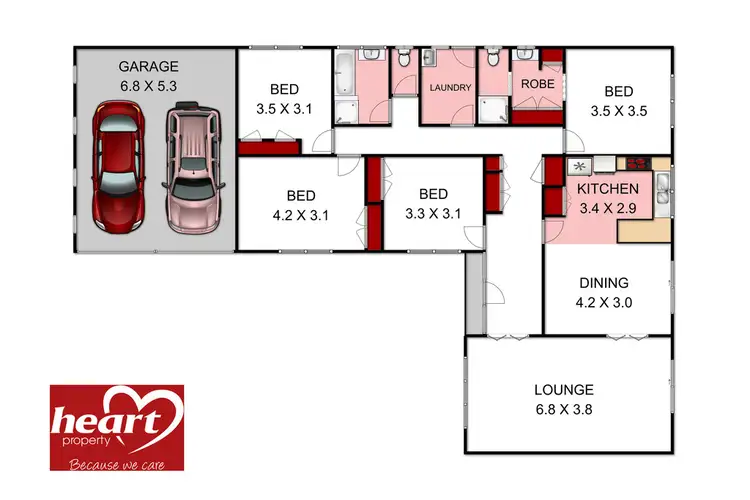 Floorplan of Homely house listing, 65 Inglis Street, Sale VIC 3850