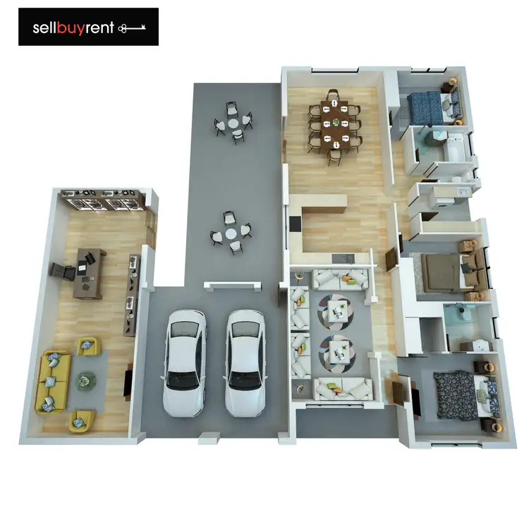 Floorplan of Homely house listing, 26 AMBROSE CRESCENT, Wodonga VIC 3690