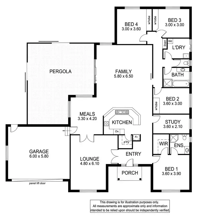 Floorplan of Homely house listing, 13 GRANGE PLACE, Mount Gambier SA 5290
