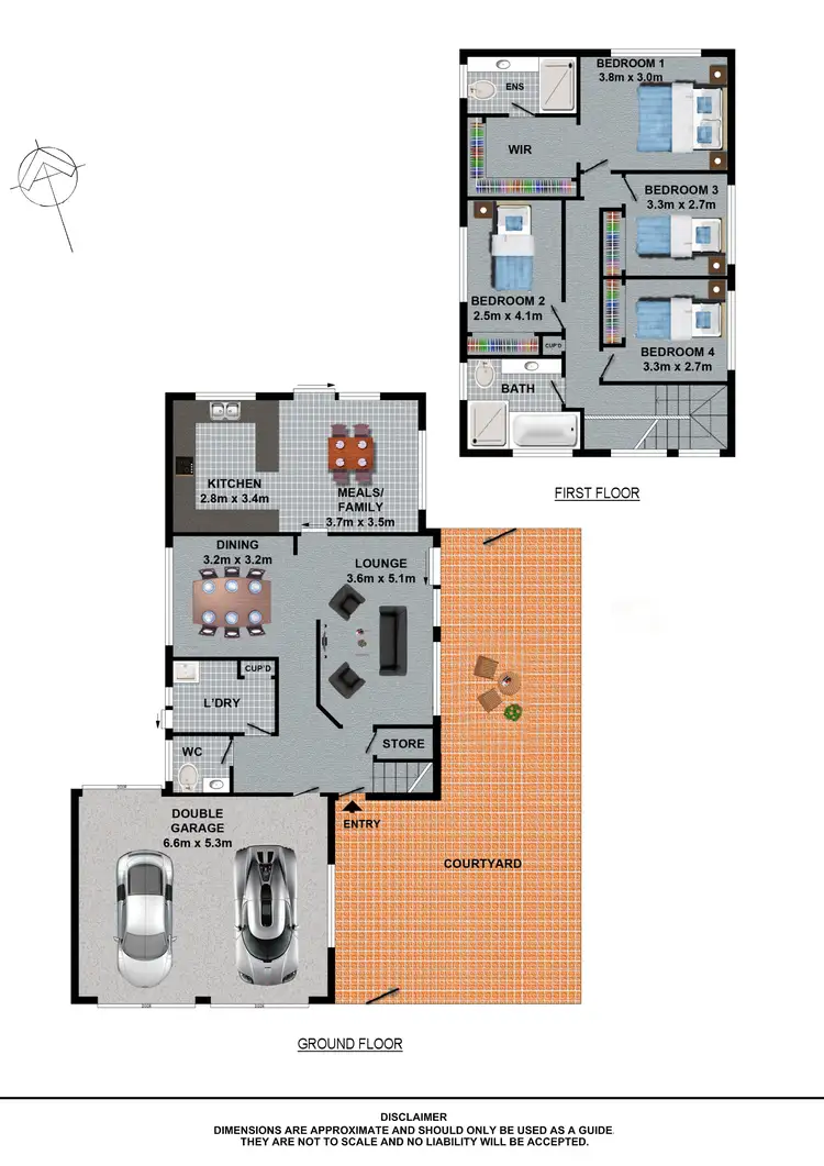 Floorplan of Homely house listing, 8 Friendship Avenue, Kellyville NSW 2155