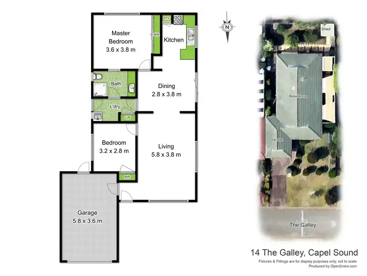 Floorplan of Homely house listing, 14 The Galley, Capel Sound VIC 3940
