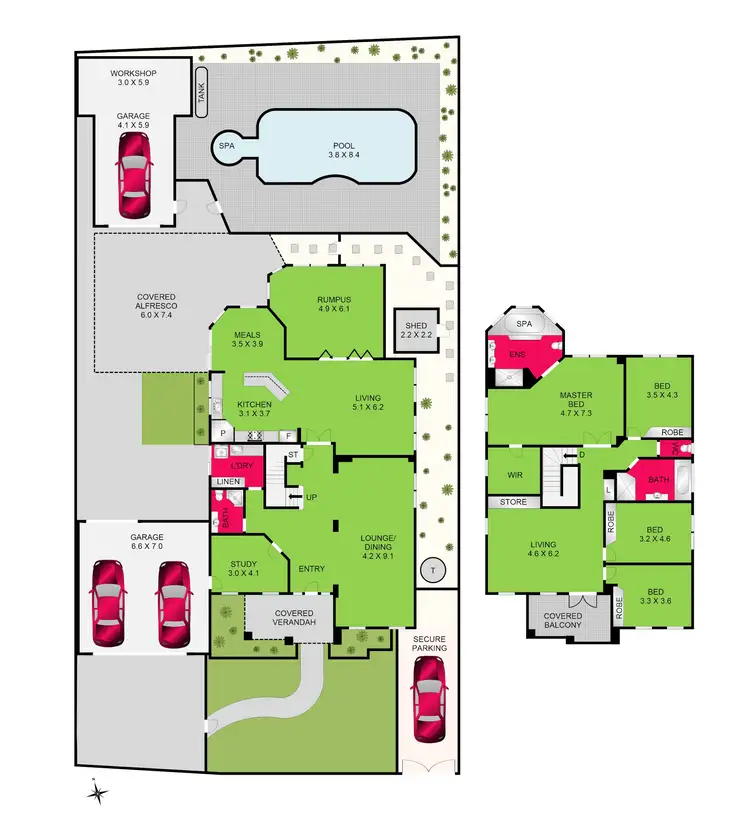 Floorplan of Homely house listing, 60 Canowindra Way, Leopold VIC 3224