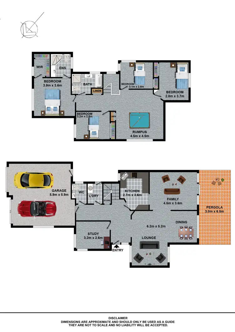 Floorplan of Homely house listing, 33 Skye Court, Kellyville NSW 2155