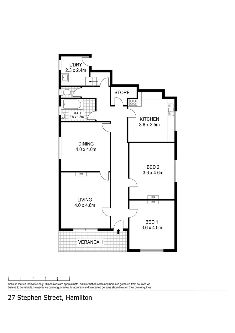 Floorplan of Homely house listing, 27 Stephen Street, Hamilton VIC 3300