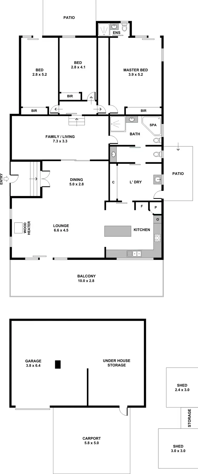 Floorplan of Homely house listing, 228 Swansea road, Lilydale VIC 3140