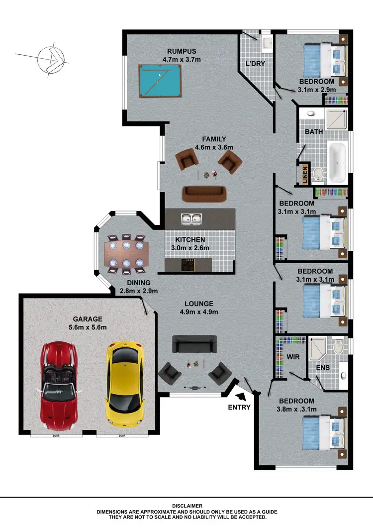Floorplan of Homely house listing, 38 Patya Circuit, Kellyville NSW 2155