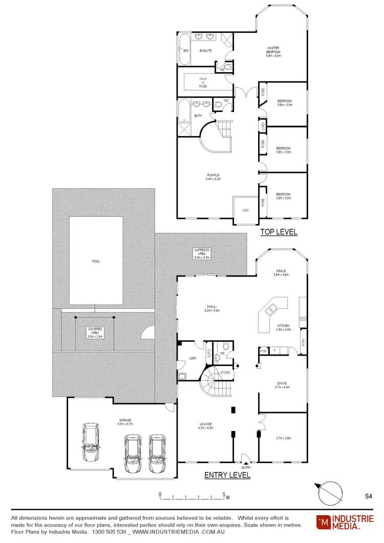 Floorplan of Homely house listing, 8 Gretta Place, Kellyville NSW 2155