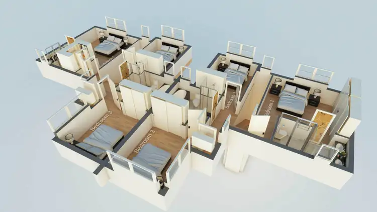 Floorplan of Homely townhouse listing, 2/3 Reark Avenue, Noble Park VIC 3174