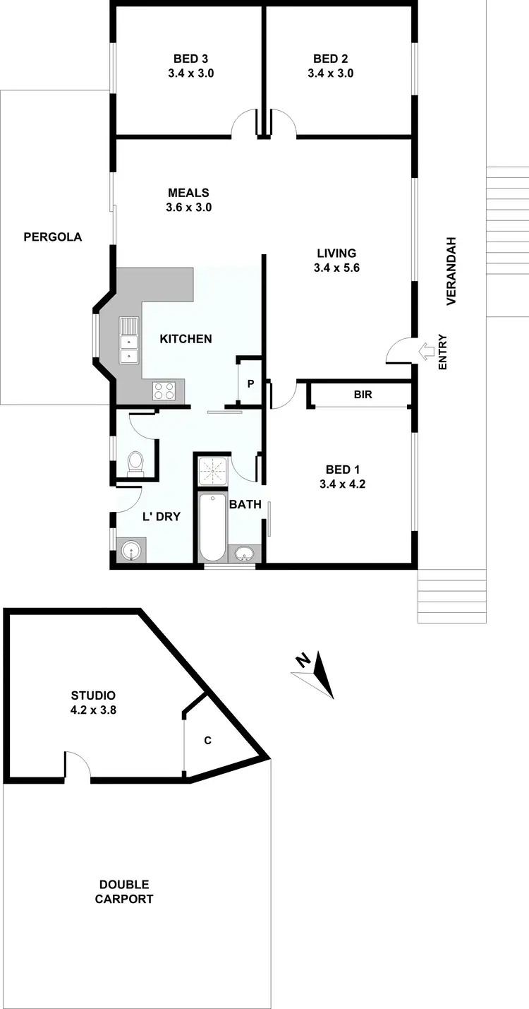 Floorplan of Homely house listing, 32 North Road, Lilydale VIC 3140