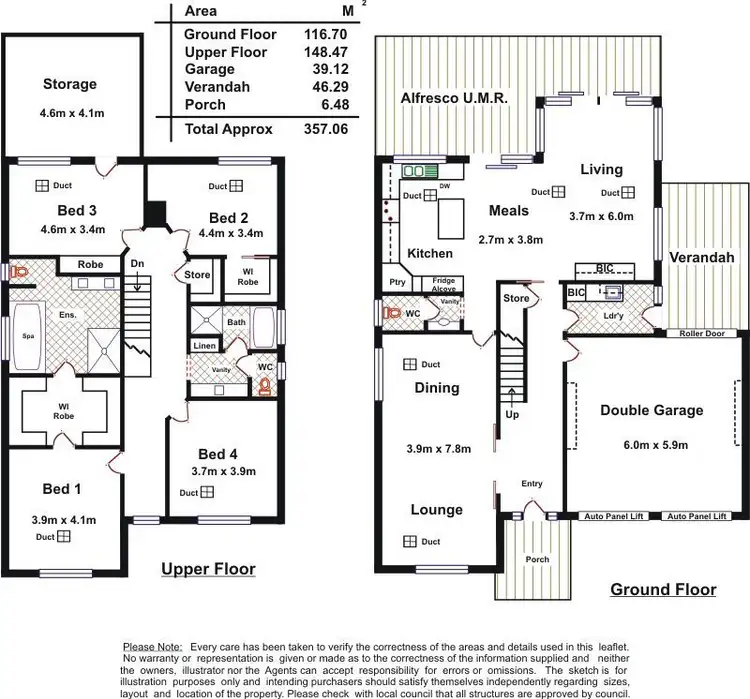 Floorplan of Homely house listing, 42 MacMillan Ave, Mawson Lakes SA 5095